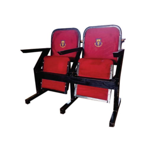Double Foldable Seat School Chair
