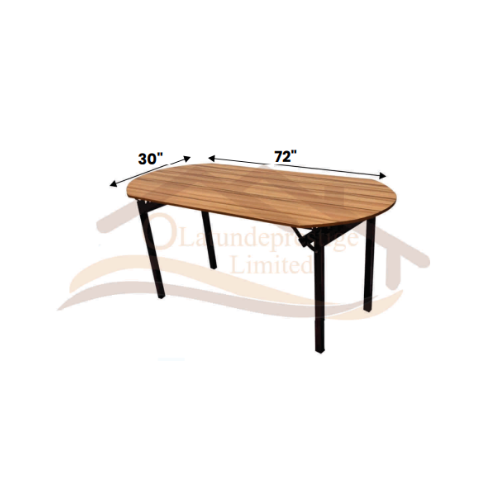 Oval Foldable Table